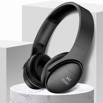 

H1 Bluetooth Headphones Wireless Headset Stereo HiFi Gaming Earphone with Microphone Support TF Card Slot for Phone PC Mp3 Music