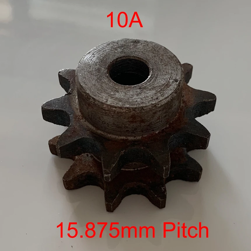 

10A 18 19 20 Tooth Random Pilot Bore 15.875mm Pitch Double Two Row Simplex ConveyGathering Gear Chain Drive Sprocket Wheel