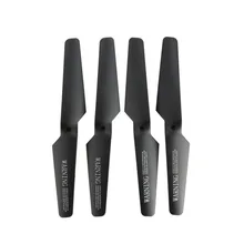 2 Pairs CW/CCW Propeller Props Blade for Syma X5C RC Drone Quadcopter Aircraft UAV Spare Parts Accessories Component black