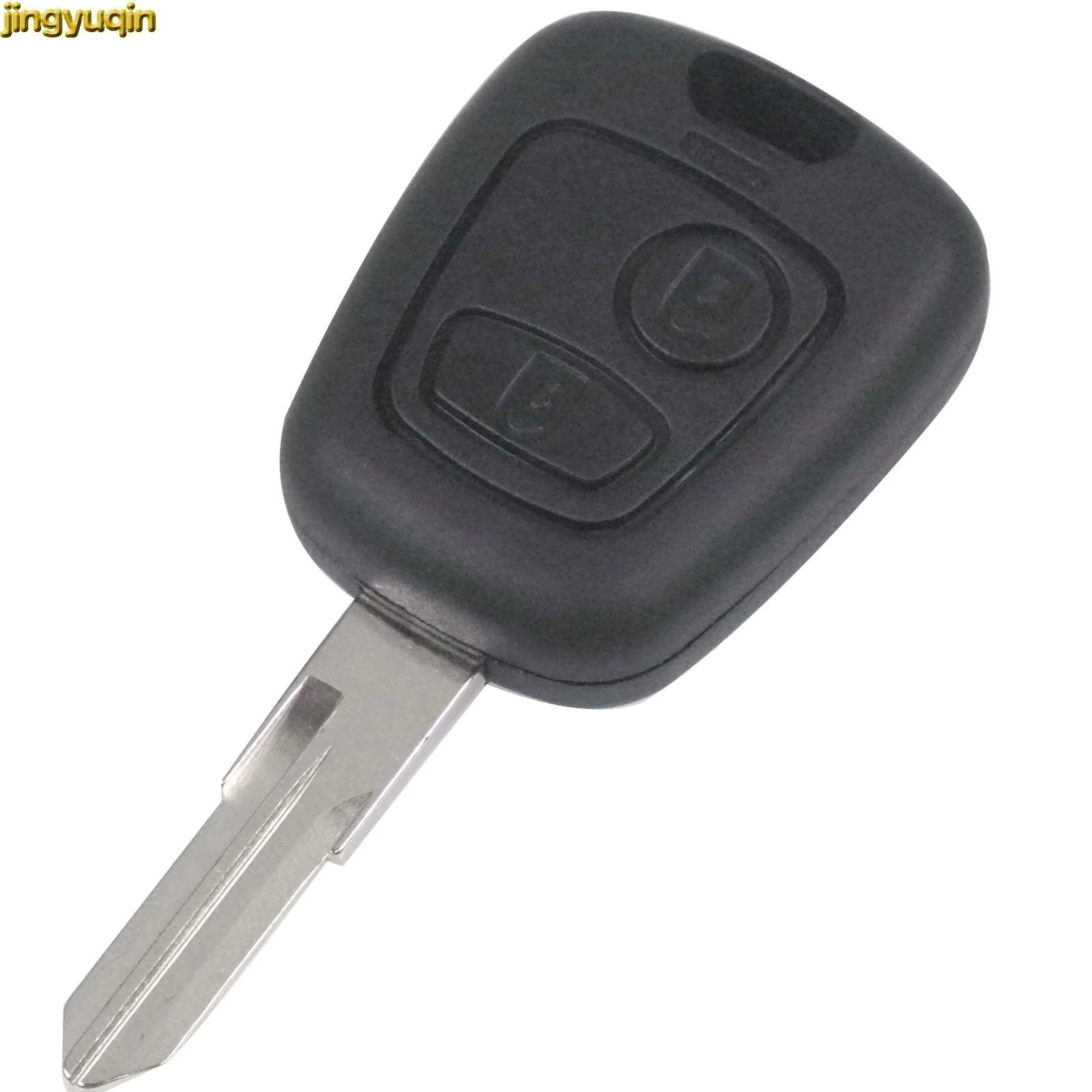 Jingyuqin 2 кнопки дистанционного ключа брелок Корпус для Peugeot 307 Uncut Blade сменный Ключа