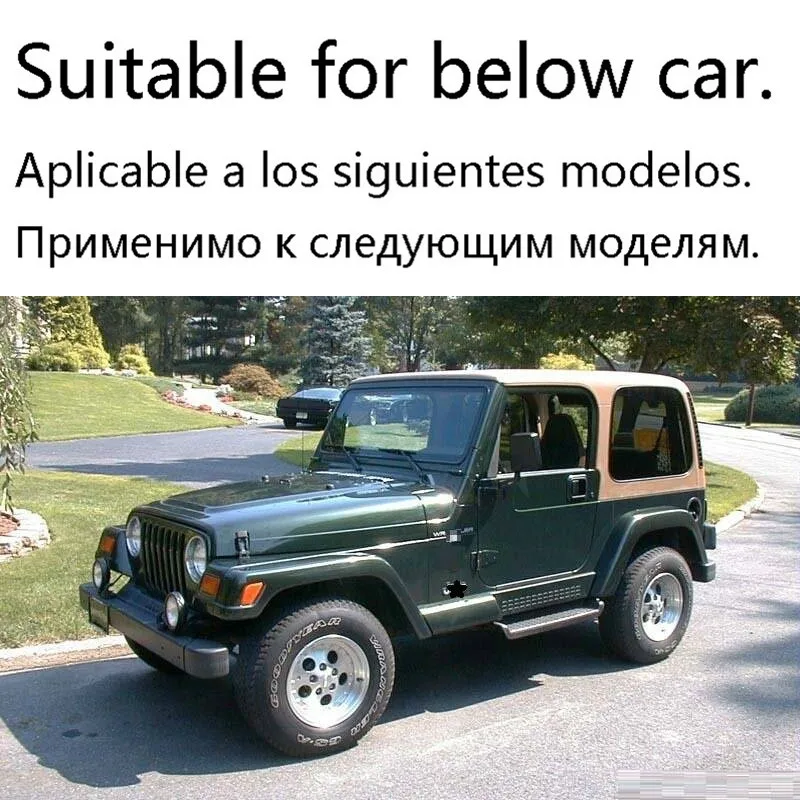 Внешние части, Стайлинг, Модернизированная модификация, декоративные аксессуары для автомобилей, гоночные грили 00 01 02 03 04 05 06 для JEEP Wrangler