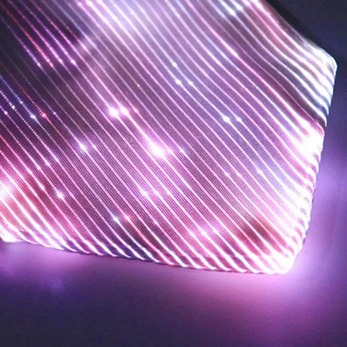 Светодиодный ослепительный галстук Модный Красочный вечерние концертные светящиеся реквизит-MX8