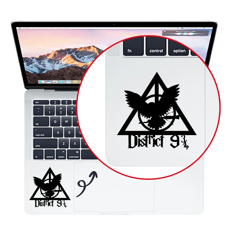 Harry Owl Hedwig Trackpad Laptop Decal for Apple MacBook Air Pro Retina 11 12 13 15 inch Mac Book Touchpad Skin Notebook Sticker