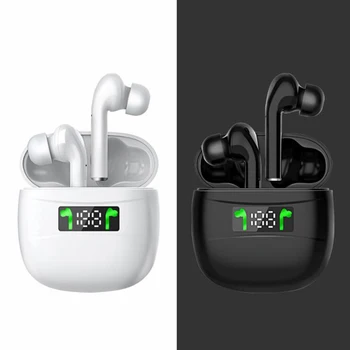 

New TWS Wireless Bluetooth Earphone J3 Pro Handsfree Mini Sports Super Bass Headset Earset For All Mobile Phones Display