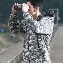 Мужская зимняя водонепроницаемая Лыжная Теплая Флисовая походная куртка