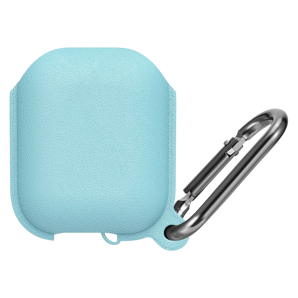 Litchi узор водонепроницаемый чехол для наушников для Airpods чехол милый силиконовый Bluetooth наушники защитный чехол-1or2 поколение - Цвет: 09
