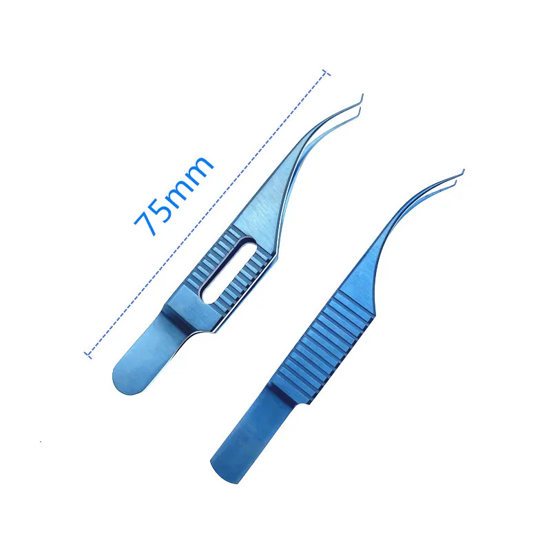 

2 type Colibri beaked fine pierse tips Toothed Forceps Dental tweezers ophthalmic surgical tools