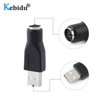 Kebidu 1 шт. USB к PS/2 адаптер конвертер «Папа-мама» для ПК к sony Playstation 2 ps2 Клавиатура Мышь для игр использовать разъем