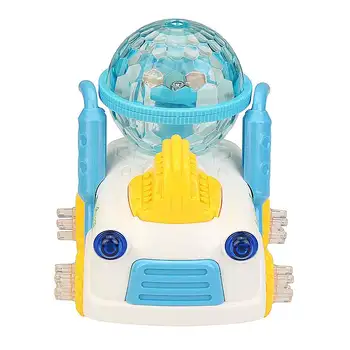 

New Arrival Kids Toy Farmer Car Electric Puzzled Plaything Fun Light Unique Spin Ball Toy Gift For Children