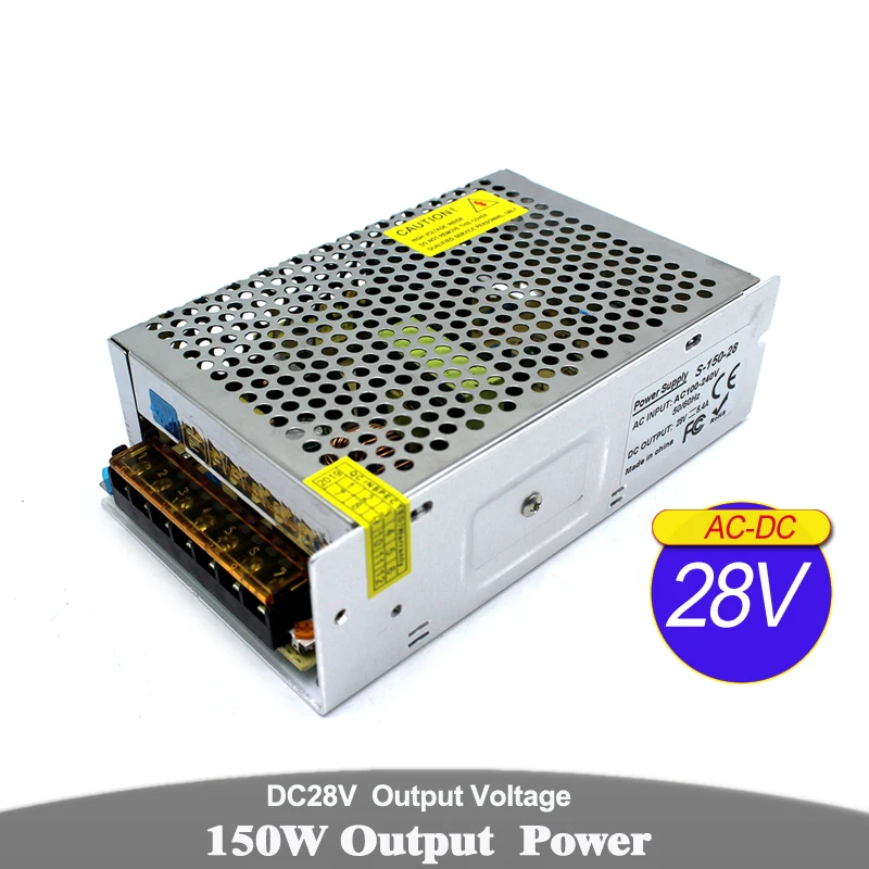 Лучшее качество источника питания постоянного тока 28V 5.4A 150W трансформатор
