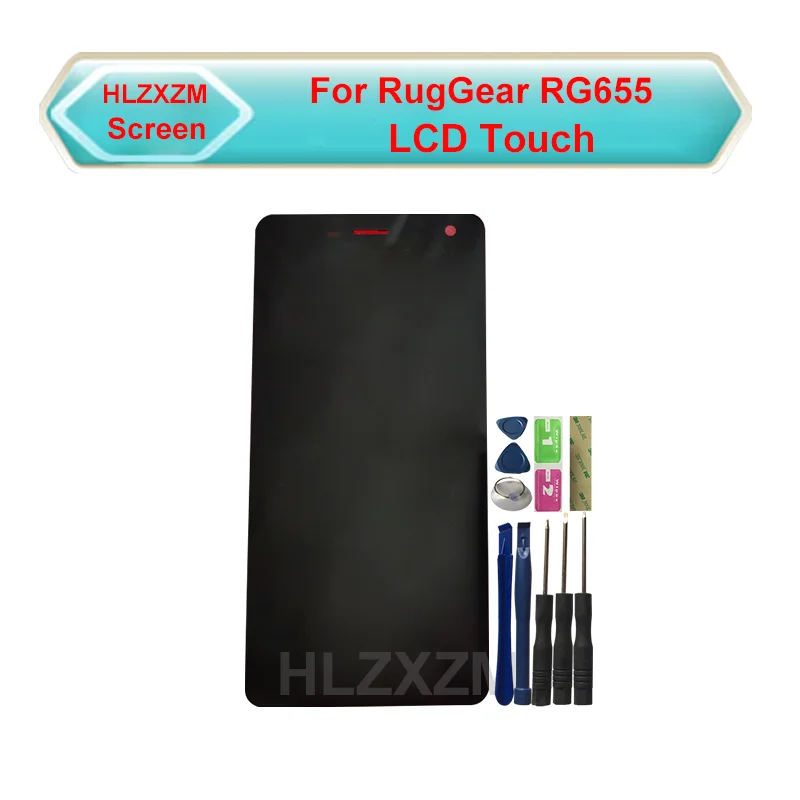 Для RugGear RG655 ЖК-дисплей Дисплей с кодирующий преобразователь сенсорного экрана в