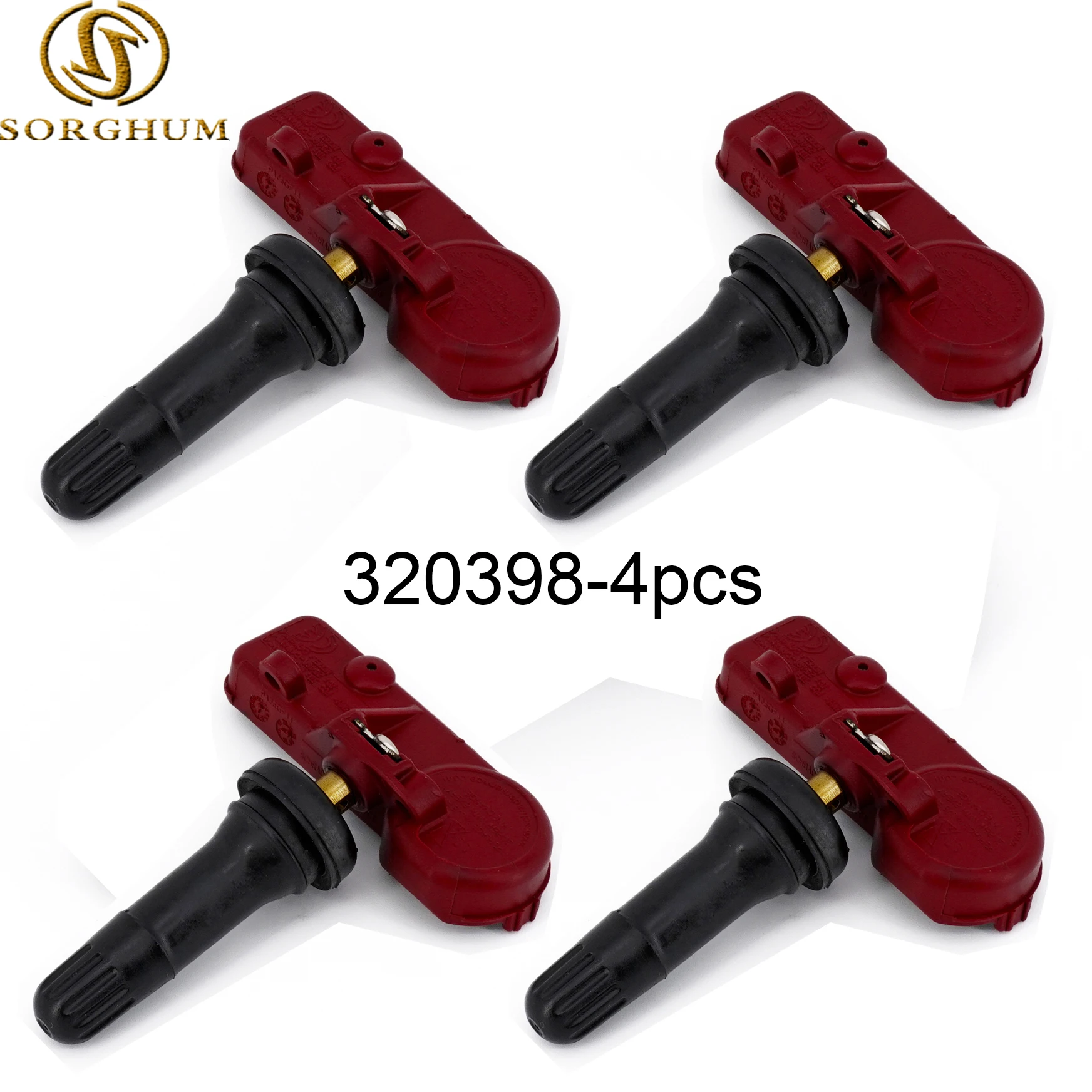 

4PCS 320398 433MHZ TPMS Tire Pressure Sensor Fits For Jeep For Chrysler For Dodge