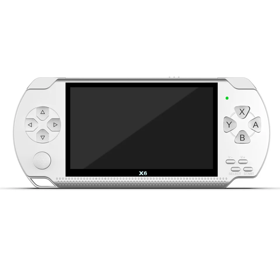4.0 portable portátil psp handheld game player x6 nes retro console de jogos  de vídeo construído em 1500 jogos clássicos suporte 12 simuladores gamepad  - AliExpress