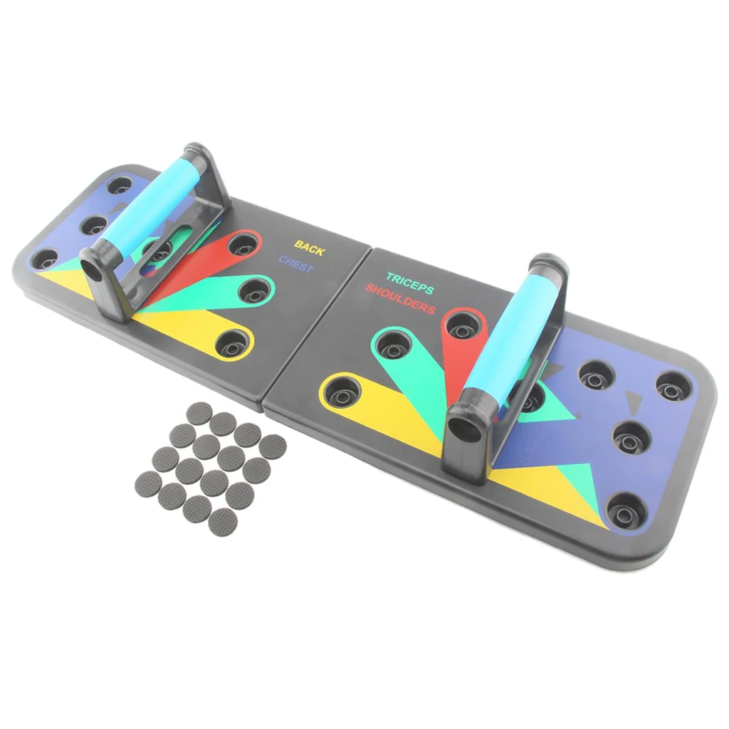9in1 Push Up Board Collapsible Strength Training Equips for Workout Fitness