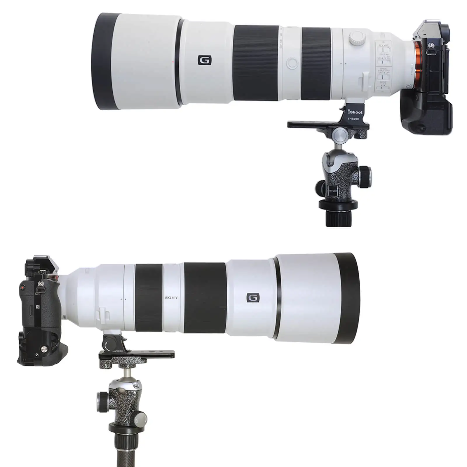 Arca Type Lens Collar Replacement Base Tripod Mount Rings Foot Stand for Sony FE 200-600mm f/5.6-6.3 G OSS Lens SEL200600G