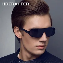 HDCRAFTER, поляризационные солнцезащитные очки, мужские,, Ретро стиль, мужские солнцезащитные очки, фирменный дизайн, ночное видение, UV400, фестиваль, lunetes De Soleil