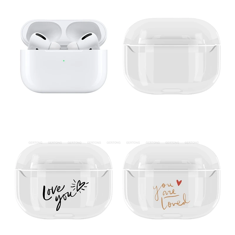 Чехол для наушников Apple Airpods 1/2/3 прозрачный чехол с милым мультяшным авокадо