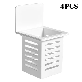 

Plastic Drain Chopsticks Rack Multi-function Kitchen Cutlery Storage Shelf Free Punch Spoon Forks Knife Cage Stand Holder GQ