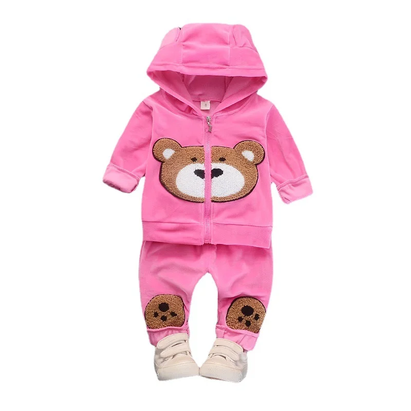 

New Toddler Fashion Clothes Spring Autumn Children Cartoon Costume Kids Hoodies Pants 2Pcs/sets Boys Girls Cotton Sport Suits
