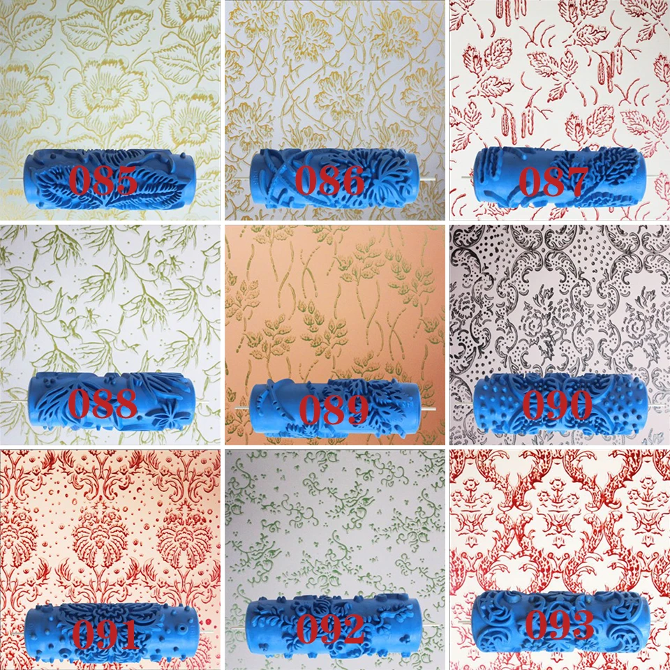 Roller-Brush-Head Wallpaper Painting-Tools 18-Patterns Home Rubber Without 5-85-102