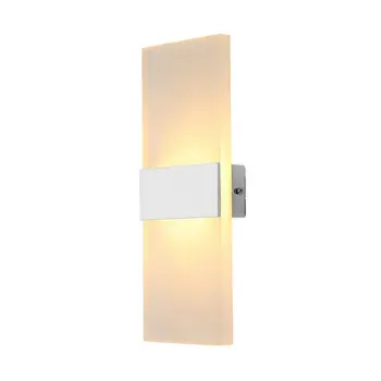 

ICOCO LED Wall Lamp Light Bed-lighting Personal Ultra-thin Acrylic Aluminum Material Wall Pathway Lamp with Rectangle Shape