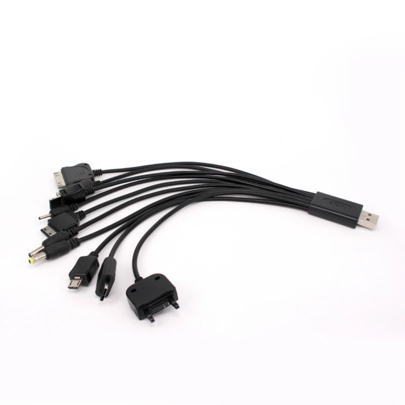 Elistooop 10 в 1 Зарядное устройство USB кабель для iPod Motorola Nokia samsung LG sony Ericsson K750 кабели