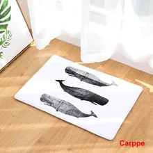 CAMMITEVER мультфильм ковер с изображением рыбок гостиная подкладка для кофейного столика Коврик для прихожей Противоскользящий коврик для ванной комнаты