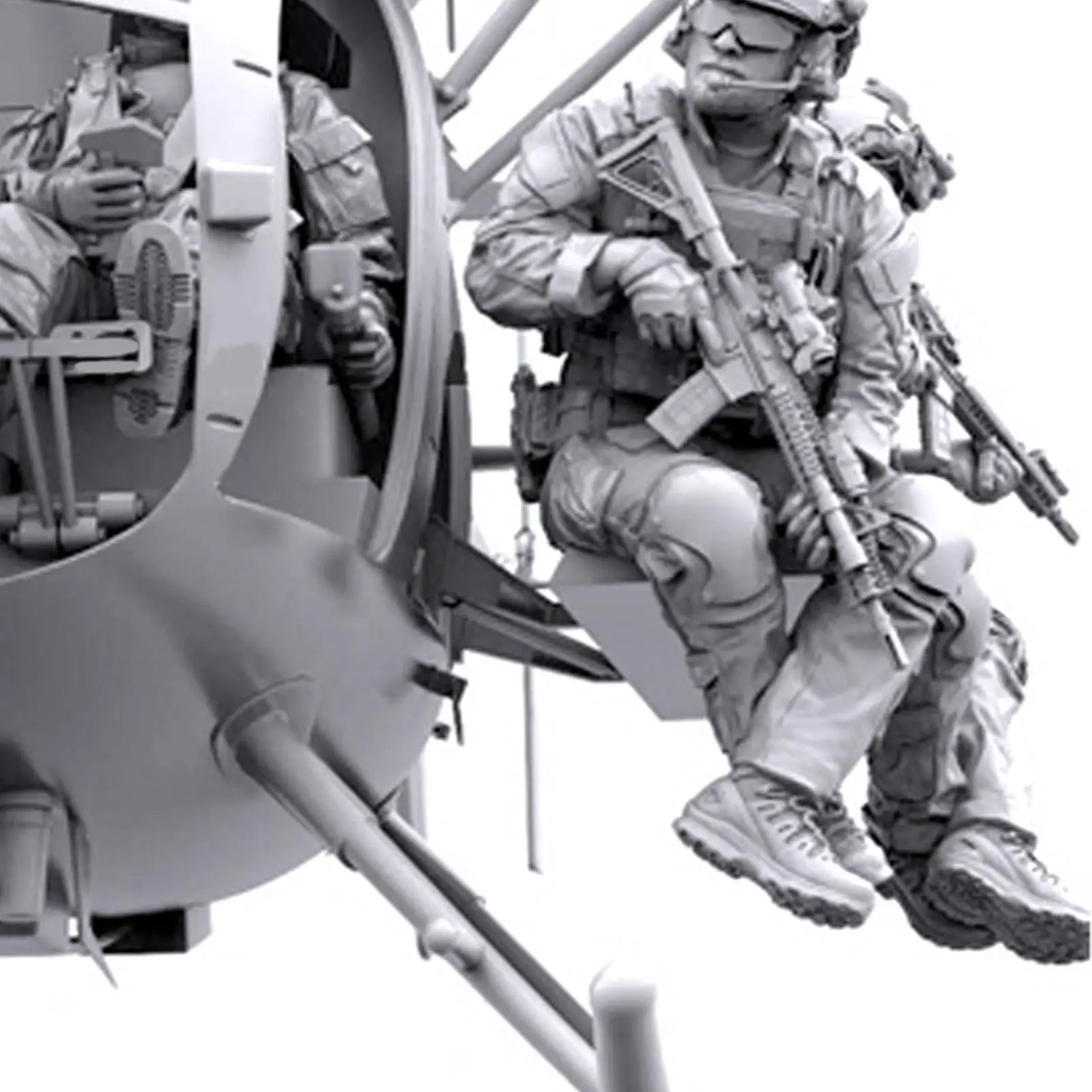 1/35 Resin US Helicopter Crew NO PLANE NO GUIDE 6 figures Unassembled Unpainted