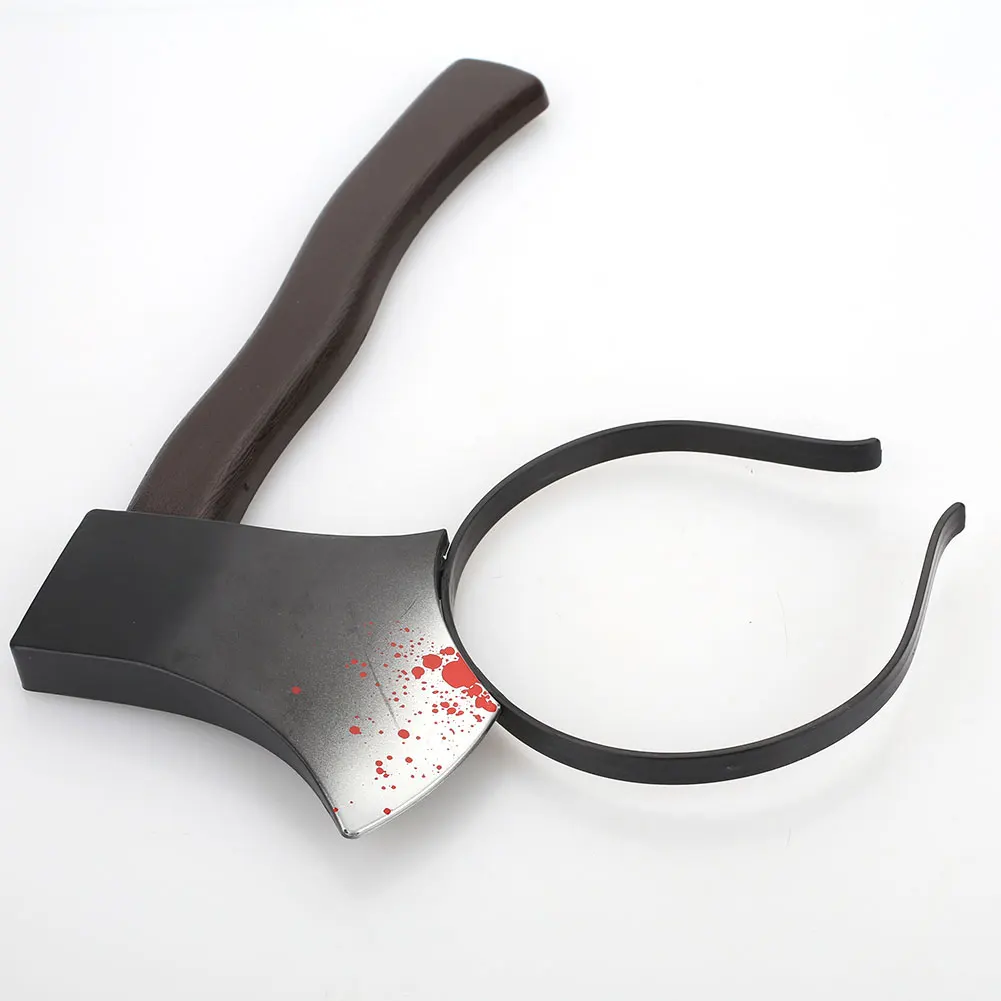 Black Halloween Axe Stage All Saints' Day Fashion Halloween Axe Toy Props Beautiful Party Axe Props Novelty Performance Prank
