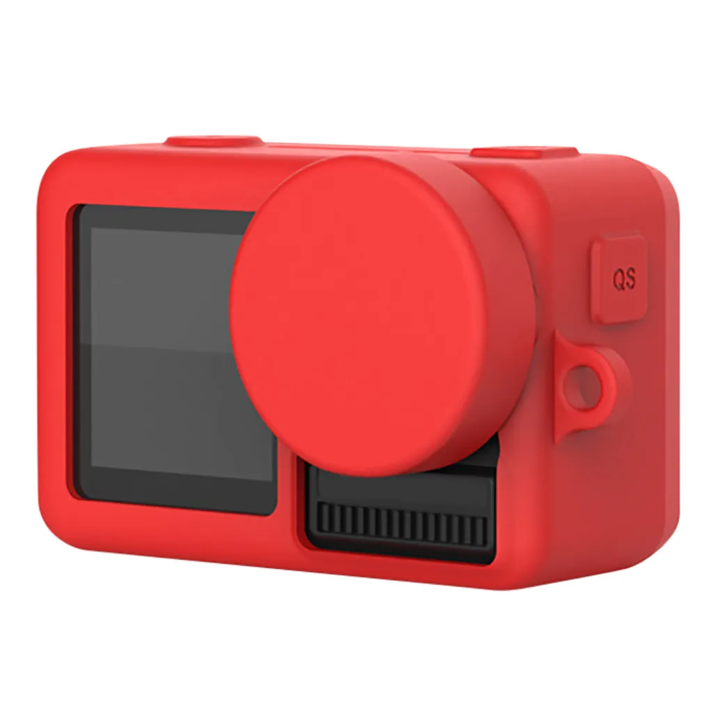 Силиконовый защитный чехол с ремешком для DJI OSMO экшн-камеры Спортивная камера протектор орнамент аксессуары