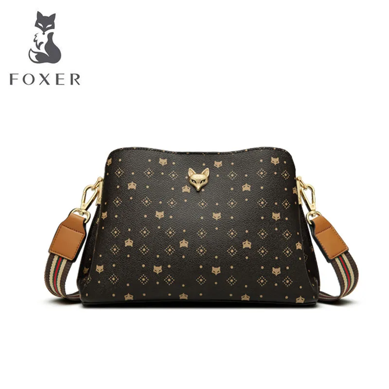 

FOXER 2020 New women bags PVC Material quality women bag fashion handbags women bags designer Luxury quality women shoulder Bag