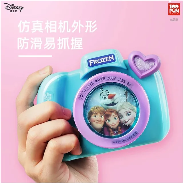 Disney Frozen 2 Princess Elsa Anna Sticker Machine Manual DIY 3D Printer  Education Creative Toy For Kids