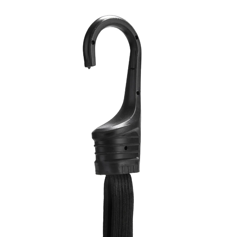 1PC Universal Motorcycle Luggage Helmet Fixed Buckle Rope 60cm Black Rubber Elastic Strap For Honda For Yamaha