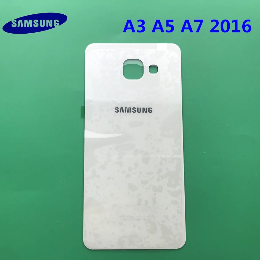 samsung Galaxy A3 A5 A7 A9 A310 A510 A710 A910 задняя крышка Батарея чехол 3D Стекло сзади Корпус на домашнию Дверь чехол