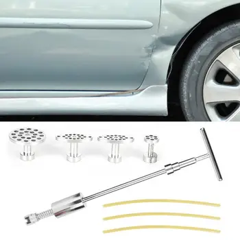 

dent remover tool Vehicle Dent Removal Repair Kit with Puller T-Bar Sliding Hammer Rubber Strip dent puller
