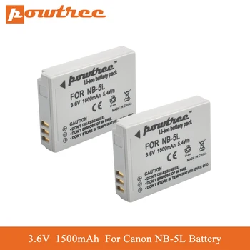 

POWTREE NB-5L NB5L Rechargeable Battery for Canon NB-5L Powershot S100 SX200 SX230 HS SX210 IS SD890 IS SD800 IS SX200 IS SD790