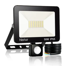 Светодиодный наружный Точечный светильник с датчиком движения, Светодиодный прожектор 10 Вт, 20 Вт, 30 Вт, 50 Вт, 100 Вт, инфракрасный индукционный настенный светильник для человеческого тела, светильник