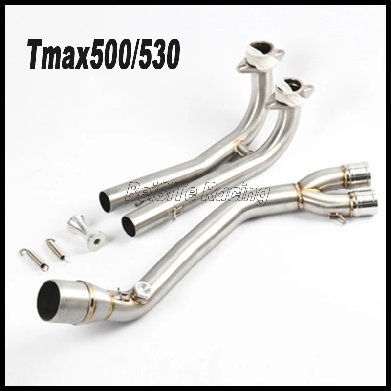Слипоны TMAX мотоцикл Akrapovic выхлопная труба звено полная система для Yamaha TMAX 530 TMAX 500 TMAX530 TMAX500 2008 - Цвет: Tmax500 530