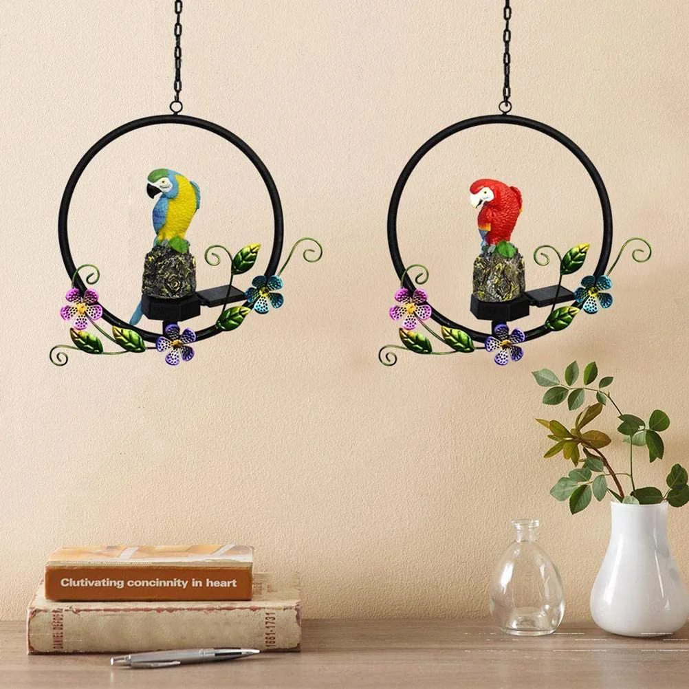

Solar Parrot Lights Garden Hanging Parrot Light LED Parrot Lawn Decoration Solar Light Outdoors For Garden Yard LED Parrot Lamps