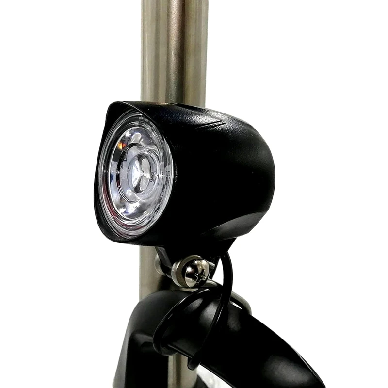 Светодиодный светильник для электровелосипеда 36 в 48 в 12 Вт водонепроницаемый светильник-вспышка с рогом и переключателем велосипедный светильник инструменты для велосипеда аксессуары