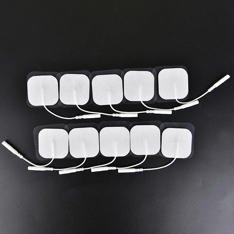 10pcs Electrode Pads Stimulator Silicone Gel Electrode Pads Tens Electrodes Digital Therapy Machine Massage 2
