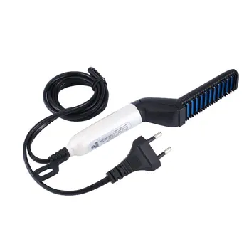 

Quick Beard Straightener Multifunctional Hair Comb Curling Curler Show Cap Men Hair Comb Curling comb