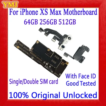 

Free iCloud For iPhone XS Max Motherboard With Face Recognition ID Original Unlocked Used OK Main MainBoard 100% Good Working