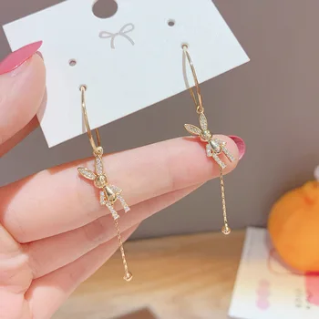 

New Style Metal Hanging Earrings Elegant Long Cute Earrings