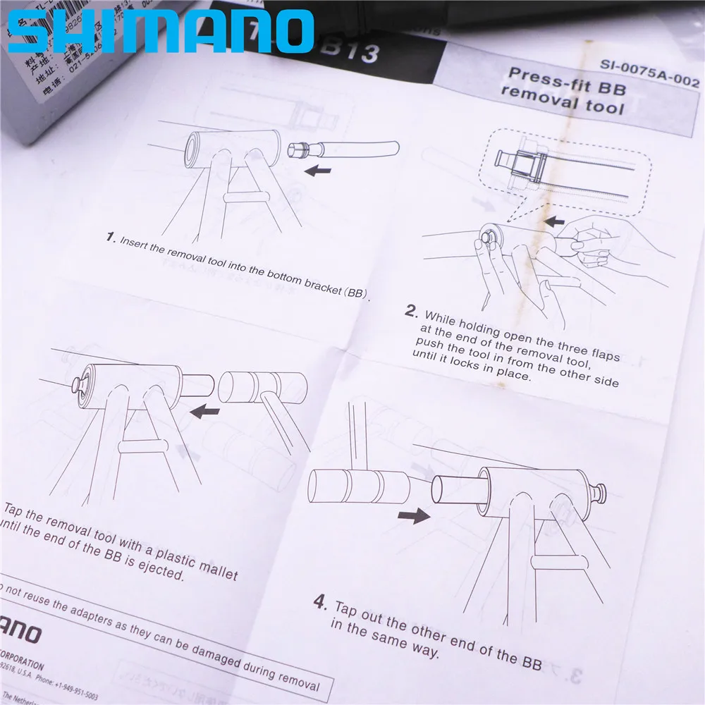 SHIMANO TL-BB13 пресс-Fit Нижний Кронштейн инструмент для удаления MTB BB92 дорожный BB86 BB13 Y13098262