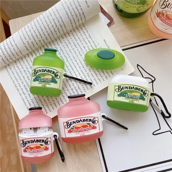

Cute Drink Bottle Wireless Headset Cases For Apple AirPods 1 2 3 Soft Silicone Earphone Cover For Air Pods Pro Earphone Fundas