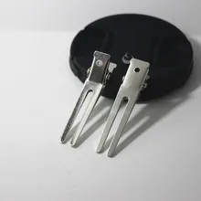 10 шт./компл. двойной зубец Металл Аллигатор сцепление зажимы для волос банты серебро заколки для волос сделай сам diy бигуди для волос аксессуары для стайлинга