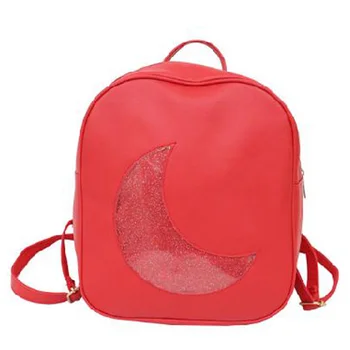 

Casual Backpack Japanese Sweet Cute Girls Transparent Small Bag Mini Student Backpack Backpack
