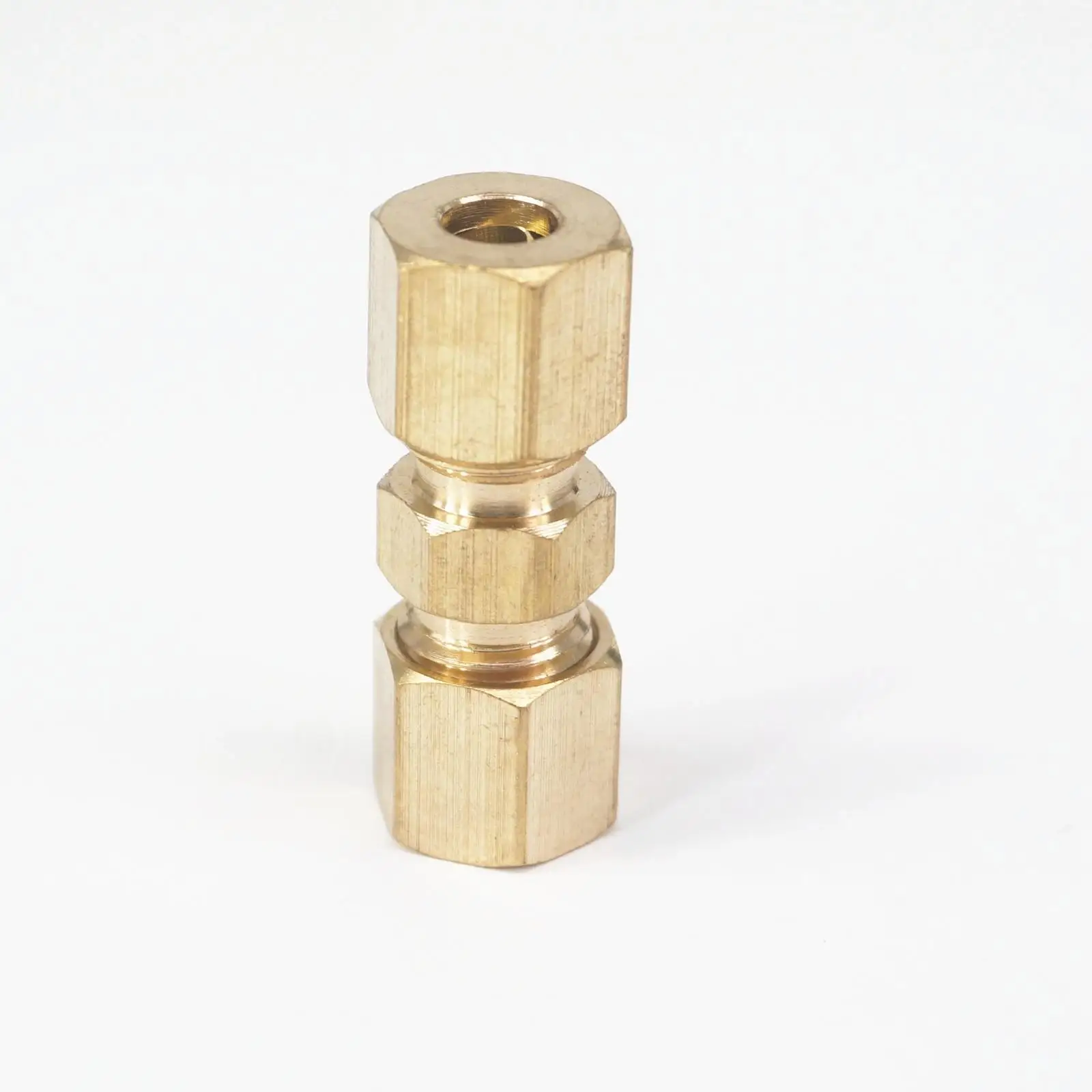 Brass Straight Reducer Compression Fittings Connectors Fit 3/16" Tube OD Brake Lines Union Adapters 229 PSI pipe fitting water pipe fitting hose pipe fitting