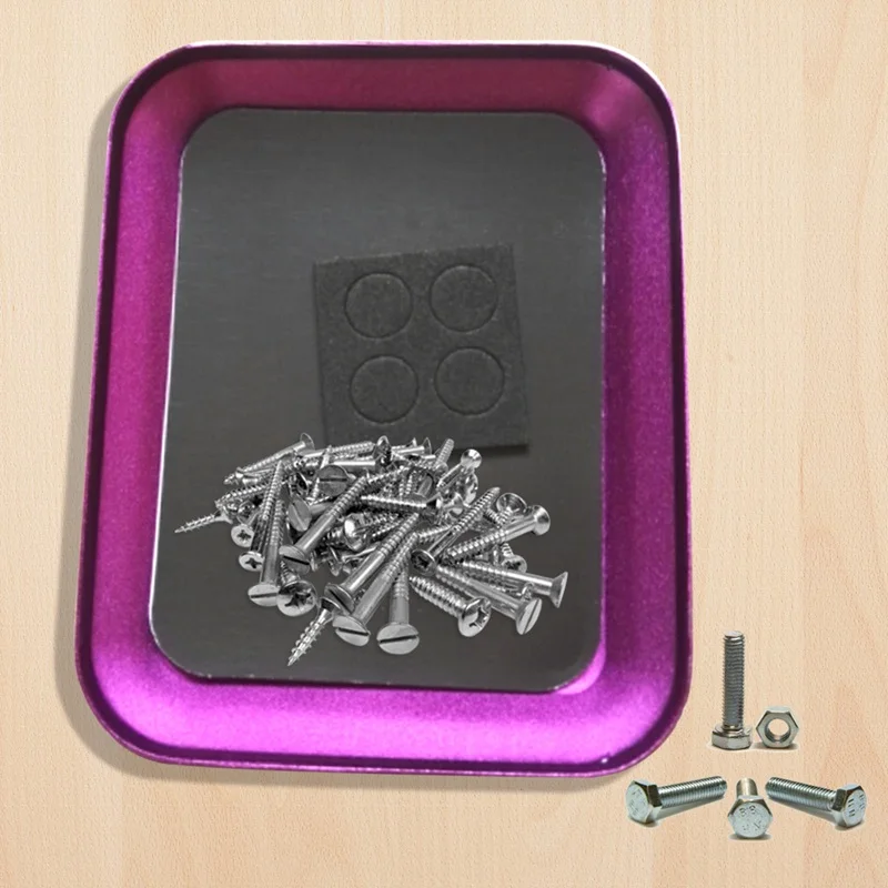 

3pcs/set Electronics Repairing Hand Tool Plate Trays Aluminum Alloy Screw Tray with Magnetic for RC Model Phone Repair